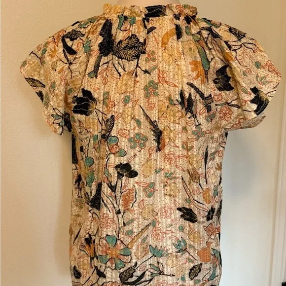 Ulla Johnson Cleo Flora Print Women's Top - Picture 7 of 13